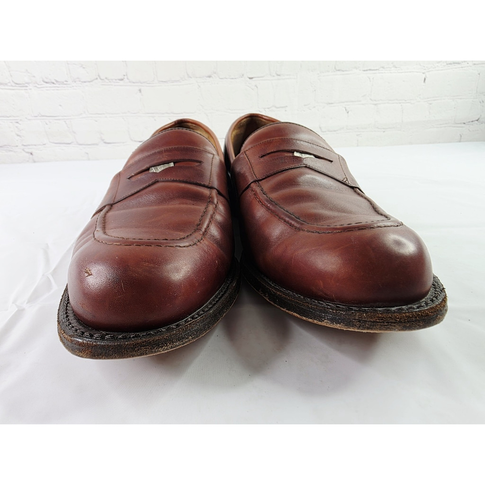 FootJoy Vintage Classics Men's Dress Shoes Brown Leather Penny Loafers Size 12 - Picture 4 of 8